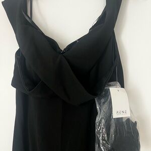 RENE Ruiz Collection Black off the shoulder  Dress